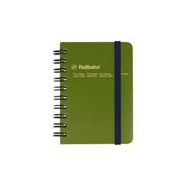 Delfonics Rollbahn Notepad with Pocket, Mini (Olive)