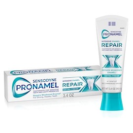 Sensodyne Pronamel Intensive Enamel Repair Toothpaste for Enamel Strengthening, Extra Fresh, 3.4 Ounces