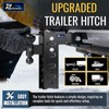 Adjustable Tow Hitch Fits 2.5" Receiver, Trailer Hitch with 12"