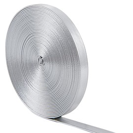 GORGECRAFT 5.5Yds x 0.3" Flat Silver Metallic Leather Straps Glossy Leather Cord Shiny Pu Leather Lace Strip Beading String Ribbon Crafts Double Sided Faux Supplies Cord for Making Craft Pillow