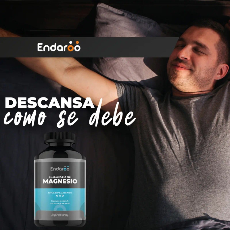 Glicinato Magnesio 500 240 Cápsulas Sabor