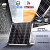 VOLTSET Solar Battery Trickle Charger 20W 12V Solar Panel Maintainer