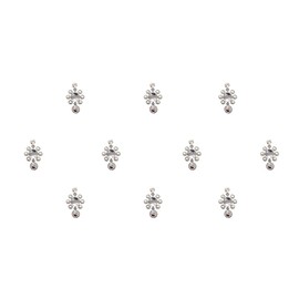 Comet Busters Beautiful Silver Bindi (BIN876)