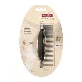 Le Salon 50310 Slide N Lock Grooming Comb for Cats