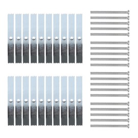 Back Box Repair Clip - 20 Pack Silver Wall Socket Repair Clips for Switch Outlet Fixing; Durable Backbox Repair Clip; Ideal for Socket Box Maintenance and Electrical Repairs