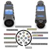 Car DIN Tester Trailer Light Lighting Tester 13-Pin Trailer Tester
