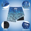 MILANKERR 5.5" Mens Swim Trunks with Liner Stretch Soft Compression