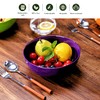 MIYOPESI 7-Inch Multicolor Melamine Bowls (Set of 6) - Unbreakable