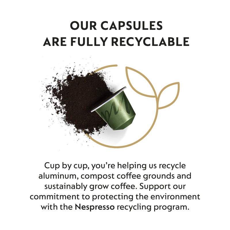 Nespresso Capsules Original Line, India Master Origin, Dark Roast Coffee,