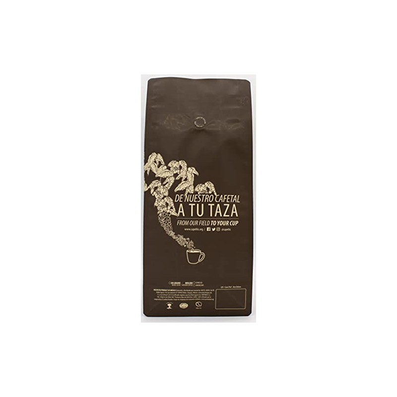 Café Capeltic Orgánico Molido 1KG - Cultivado, cosechado y tostado
