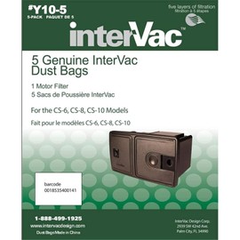 InterVac Design Corp Dust Bags (Y10-5)