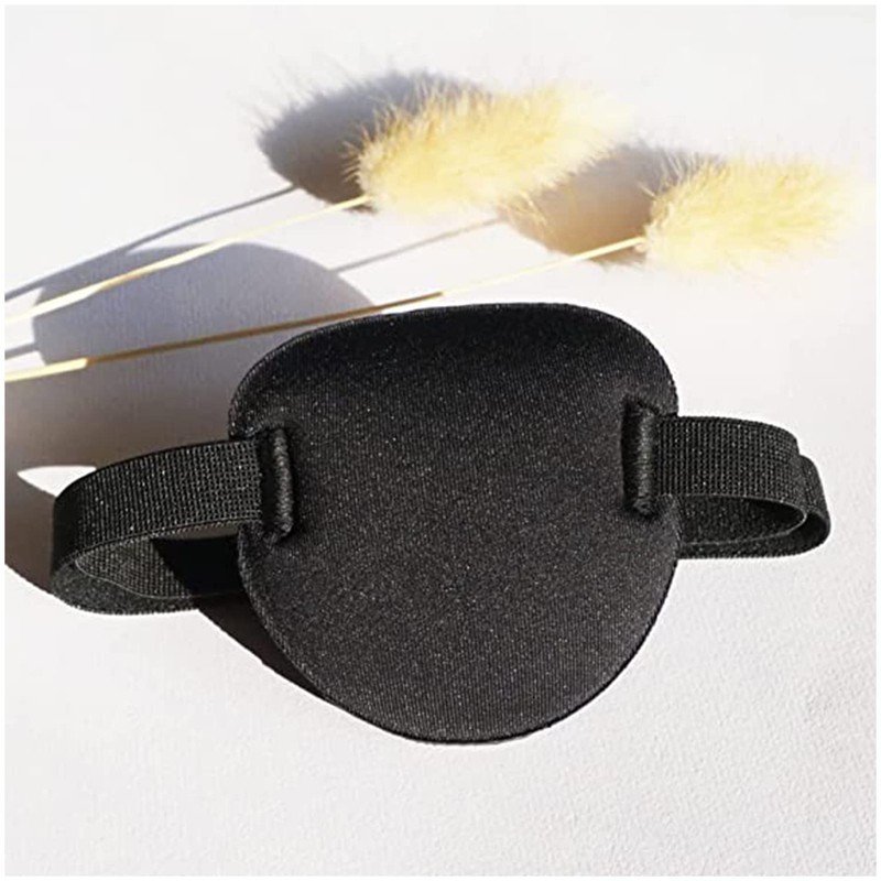 2 Pcs Adjustable Medical Eye Patch, Comfortable Pirate Eye Patch,