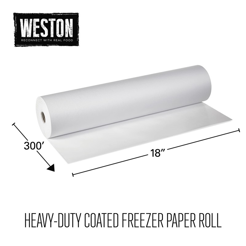 Weston Heavy Duty Freezer Paper in Dispenser Box, 18-Inch-by-300-Feet (83-4001-W)