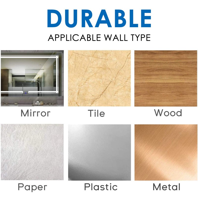 Linkidea 2 Pack Wall Mount Toothbrush Holder with Cover for