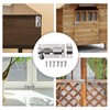4 Small Bolt Lock, Door Bolt Barrel Sliding Latch Lock