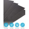 Rolcoassuns Carbon Fiber Sheet, 3K Full Carbon Fiber Board 240×240