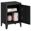 MIOCASA Metal Nightstand Modern End Side Table Steel Bedside Storage