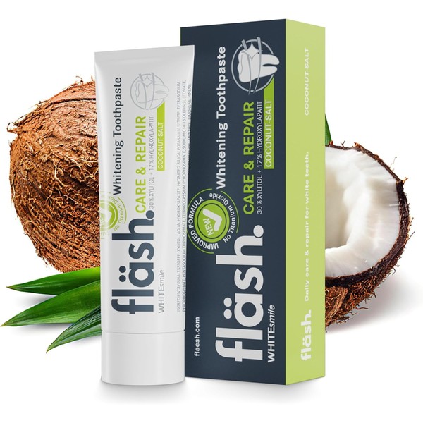 fläsh Teeth Whitening | Toothpaste for White Teeth | Whitening