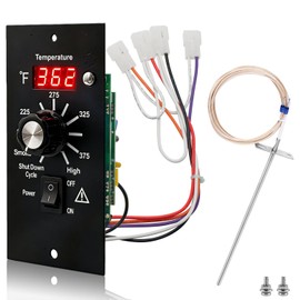 Digital Elite Thermostat Temperature Controller Replacement Parts for Traeger Pellet Grill Smokers, Control Panel for Traeger BAC236 BAC283 BAC389 BAC334 BAC388 with 7" RTD Temperature Sensor Probe