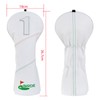 Craftsman Golf Driver Head Cover Simple and Clean White Birdie