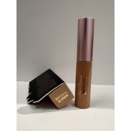 Too Faced Brush on Hair Fluffy Brow Gel "Natural Blonde" NEW! 0.19 fl. oz.