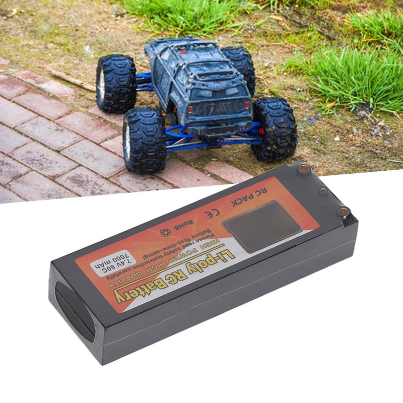 Li Poly RC Battery 2S 60C 7000mAh 7.4V Li Poly
