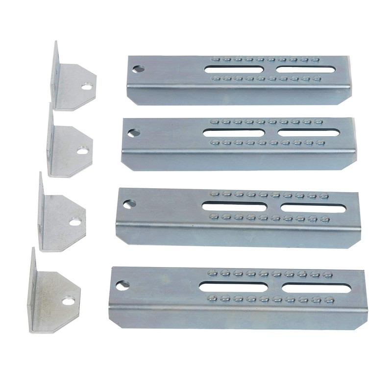 KUAFU 10'' Galvanized Swivel Brackets w/Top Bunk Bolster for Boat