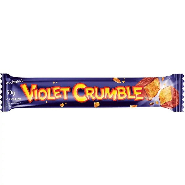 Violet Crumble 50g (Wholesale case $3.96 x 42 units)
