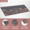 Häfft® Weekly Desk Calendar 2026 Landscape "Poppy" 1 Week 2