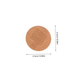 CORHAD 80pcs Portable Round Bandages Breathable Flexible for Fingertips Outdoor Circle Bandages Small Circle Wrap