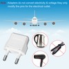 6 Pack US to Europe Plug Adapter - Type C