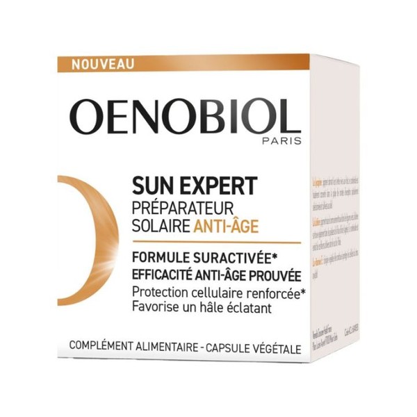 Oenobiol Sun Expert Préparateur Solaire anti-âge Capsules , box of 30