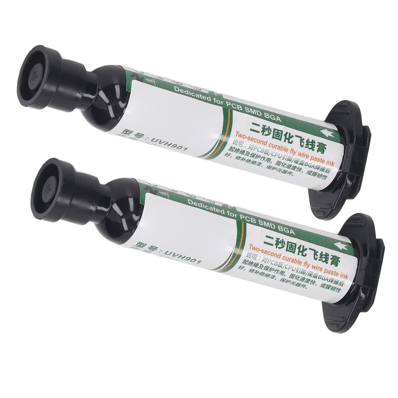 2Pcs UV Curing Solder Mask Ink PCB BGA Repair Resist