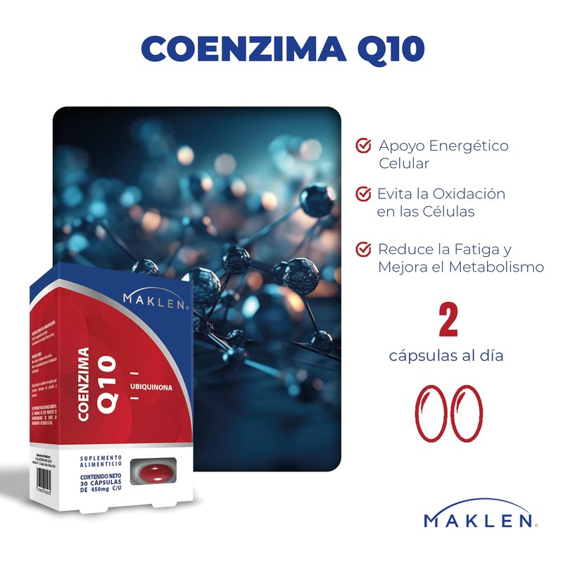 CoQ10 | Coenzima Q10 Pura | 30 Capsulas SoftGels |
