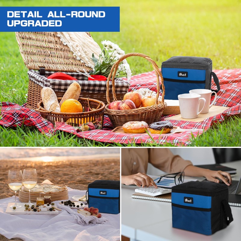 Uhat Adult Cooler Lunch Box Small Cool Bag 5L Dual