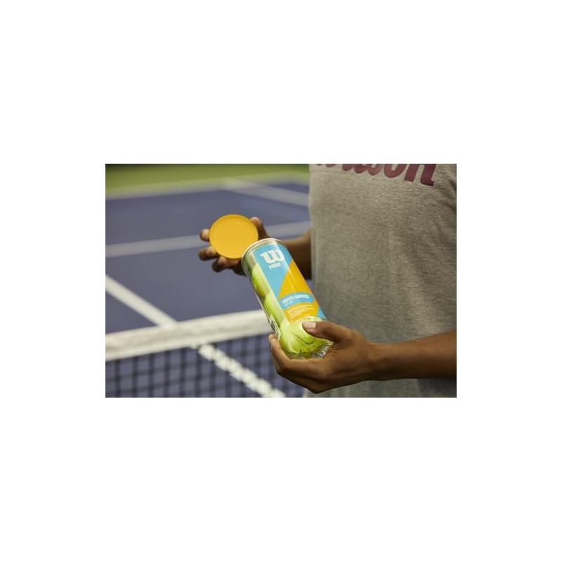 Wilson Profile All Court Tennis Balls - Yellow, 3 Ball