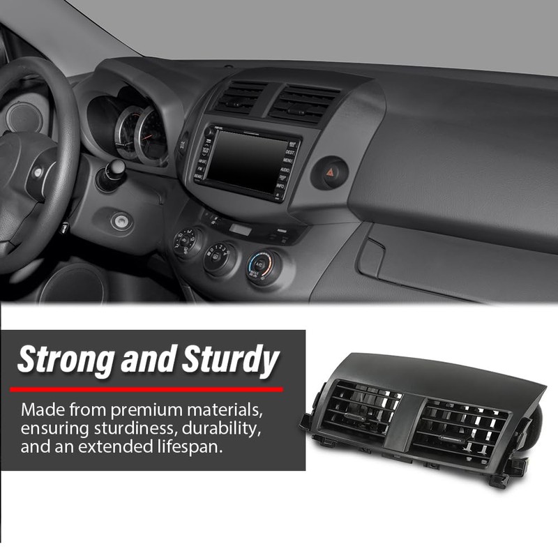 DOTCOM Center AC Air Dash Vents Panel Fit For Toyota