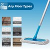 Zeltauto 4 Pack Reusable Scrub Mop Pad for Flash Speedmop