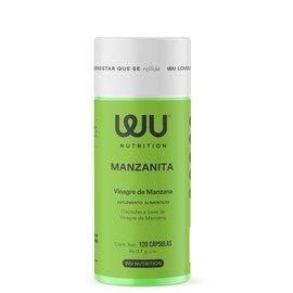 WU Nutrition MANZANITA  Vinagre de Sidra de Manzana en Cápsulas  120 Cápsulas (Rinde 2 Meses)  Suplemento Alimenticio  Fácil de Consumir  Sin Sabor a 