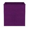 Zeller Storage Box, Microfiber, Purple, 28 x 28 x 28