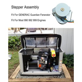 EMIHO Stepper Motor Replace 0G6453 GTH990 HSB Fit for GENERAC Guardian 990 992 999 Generator, Stepper Controller Stepping Motor Assembly