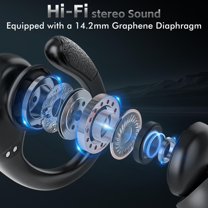 Wireless Earbuds Bluetooth Headphones 80Hrs Playtime Ear Buds IPX7 Waterproof