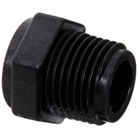 Banjo RB050-038 Polypropylene Pipe Fitting, Reducing Bushing, Schedule 80, 1/2 NPT Male x 3/8" NPT Female