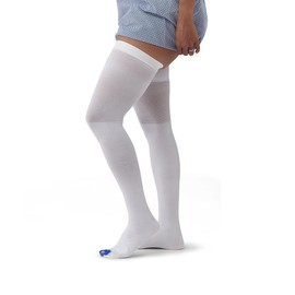 Medline EMS Thigh-High Anti-Embolism Stockings, Size 2XL Regular, Pair