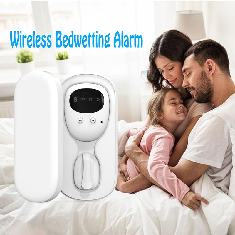 FENCY Wireless Bedwetting Alarm for Boys and Girls, USB Rechargeable,