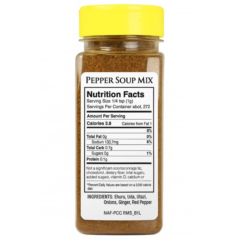 Pepper Soup Seasoning (9.6oz) - African-Inspired Seasoning Blend -All-Natural -