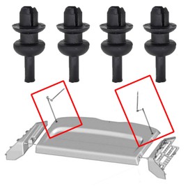 Pack of 4 Parcel Shelf Retaining Strap String Clip Button Holder Pivot Peg Mounting Bracket for Citroen C2 C3 C4 Cactus DS3 Saxo Xsara Picasso Peugeot 106 205 206 208 306 307 308 Opel Corsa 7903077159