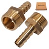 SKIR'CO Male Thread Barb Brass Fitting 1/2 Inch x 10