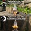 FESTGLOX Solar Garden Gnome Statue with Light, Solar Gnomes Decorations