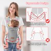 IULONEE Upgrade Baby Carrier Newborn Baby Carrier with Lumbar Support